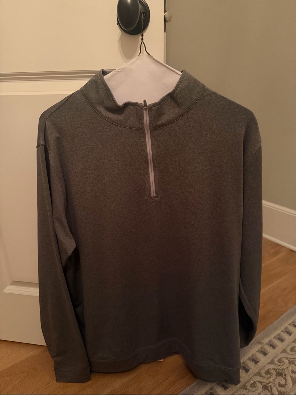 Peter Millar Gray Quarter-Zip